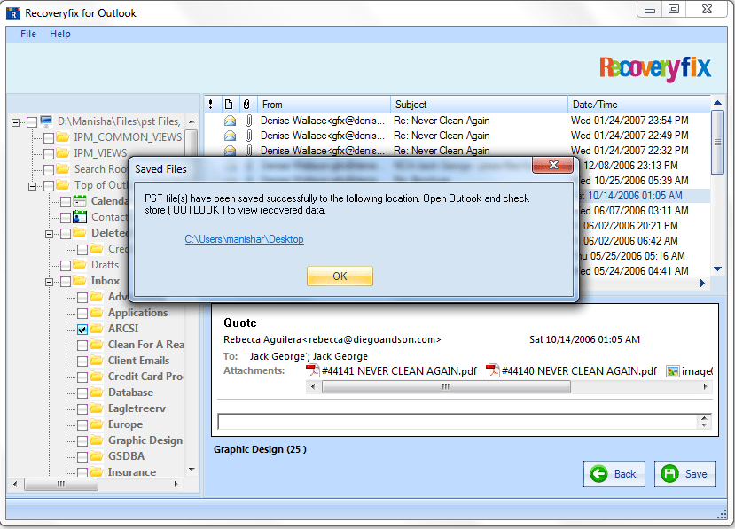 Media Pemulihanfix untuk pembaikan PST Outlook 4