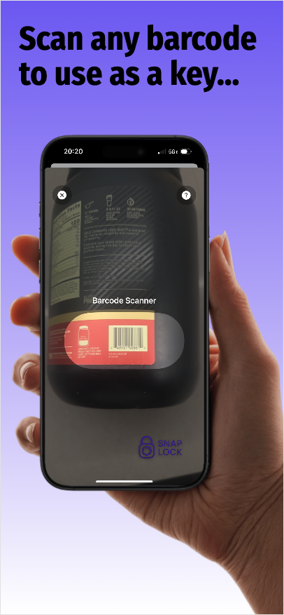 وسائط Snaplock - التقاط الباركود ، وقفل تشتيت التطبيقات 5