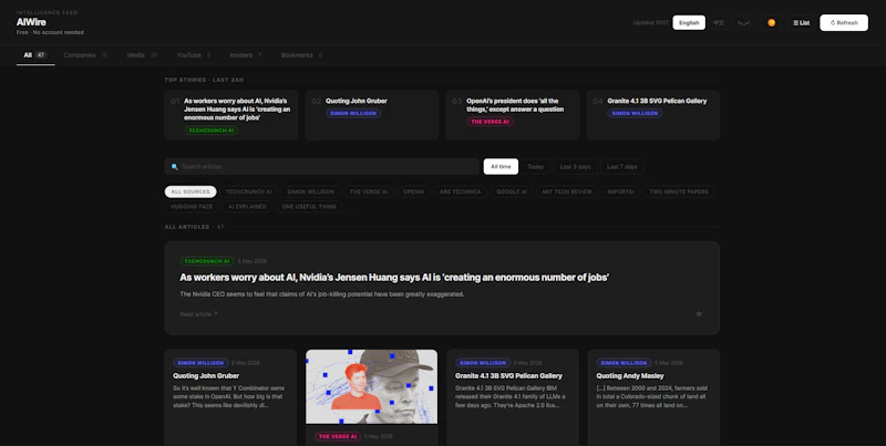 AIWire screenshot 2