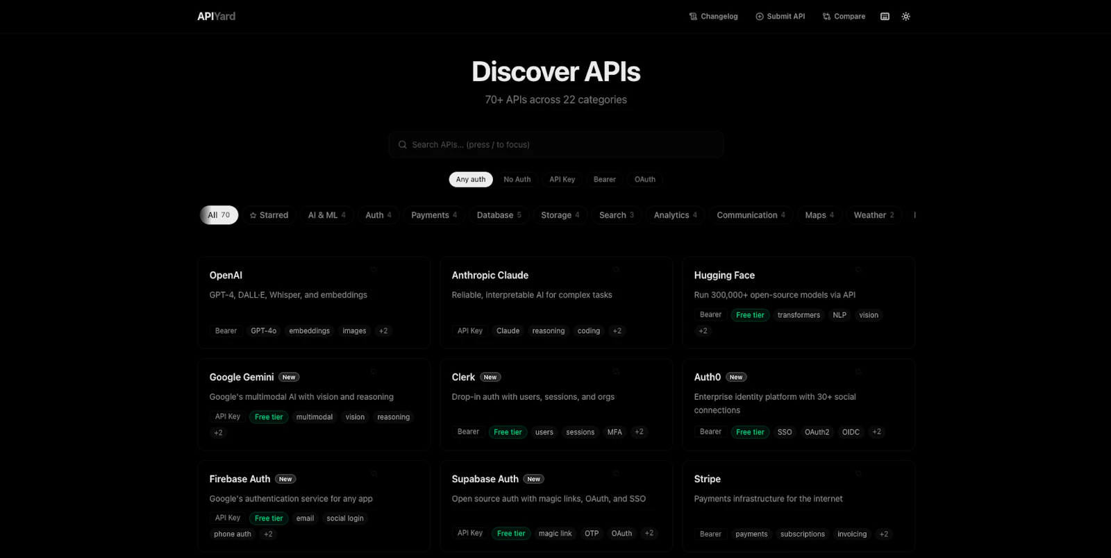 APIYard screenshot 1