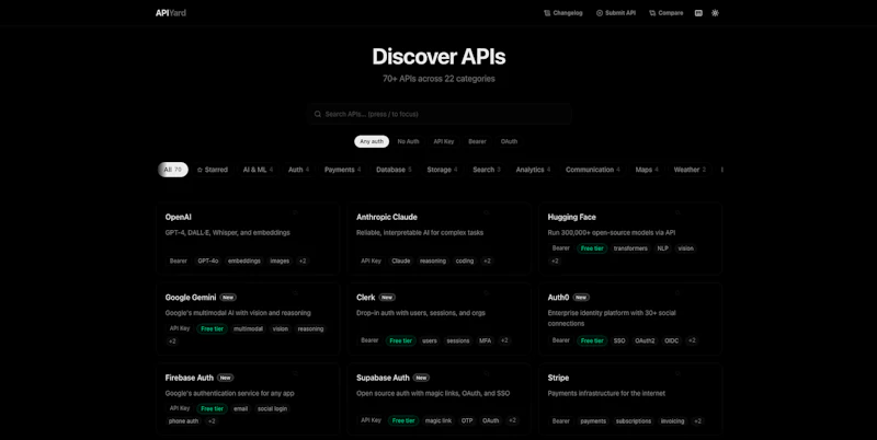 APIYard screenshot 1