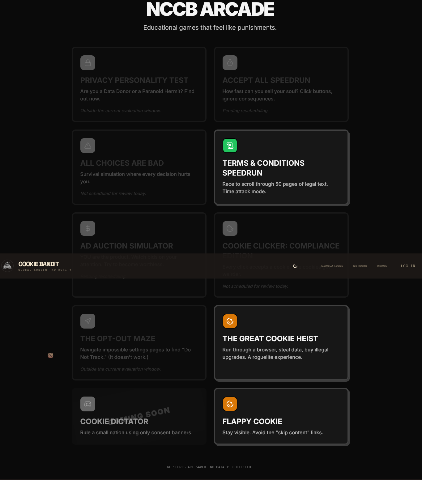 The Non-Consensual Cookie Bandit - Screenshot 2 showing product features and functionality