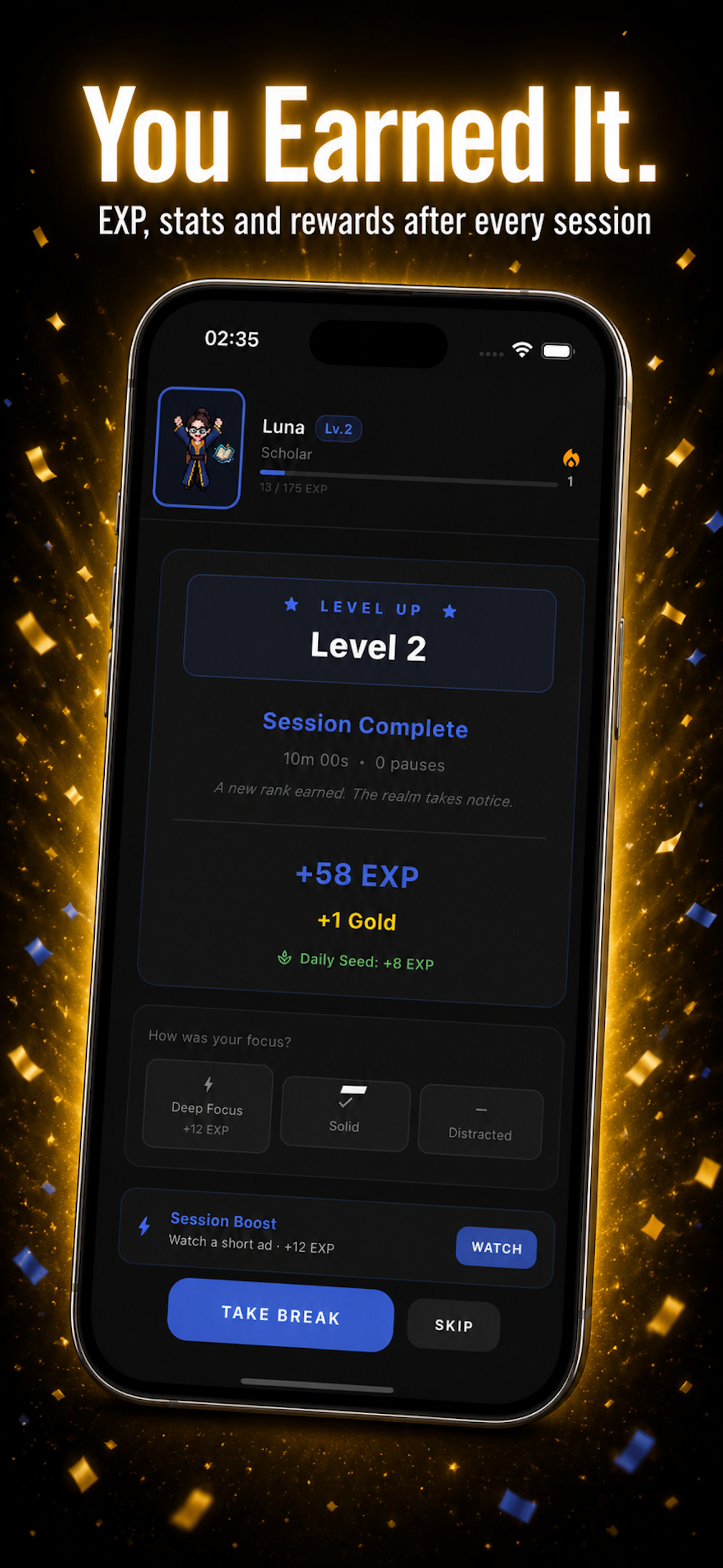 Pomodoro RPG – Focus Timer gallery image