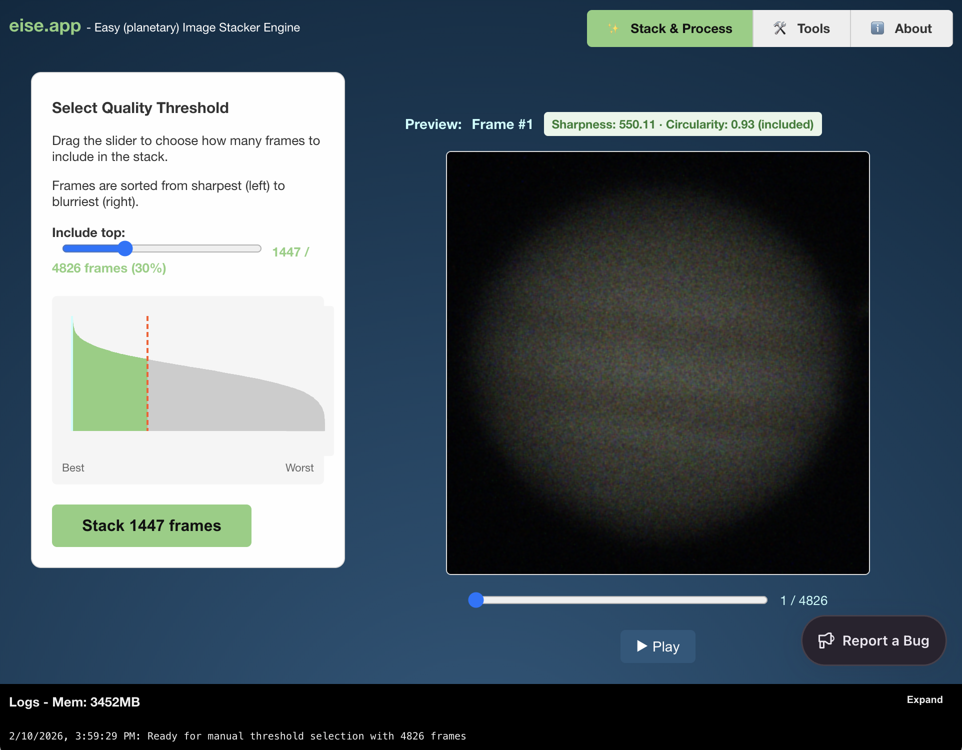 eise.app - photos of Planets, Moon & Sun gallery image