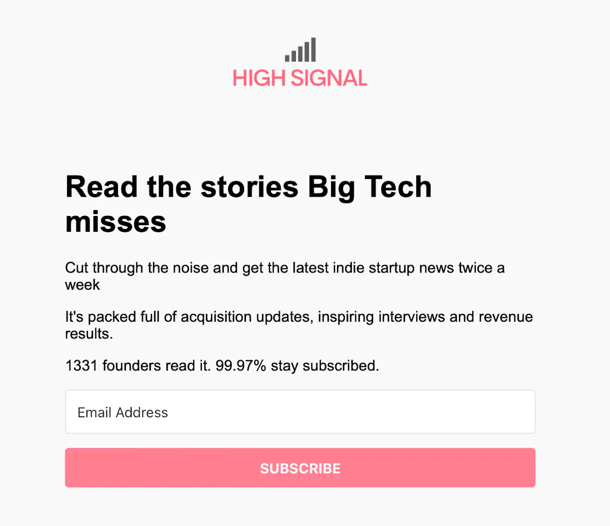 High Signal