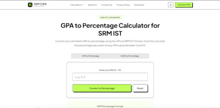 SRM CGPA Calculator gallery image