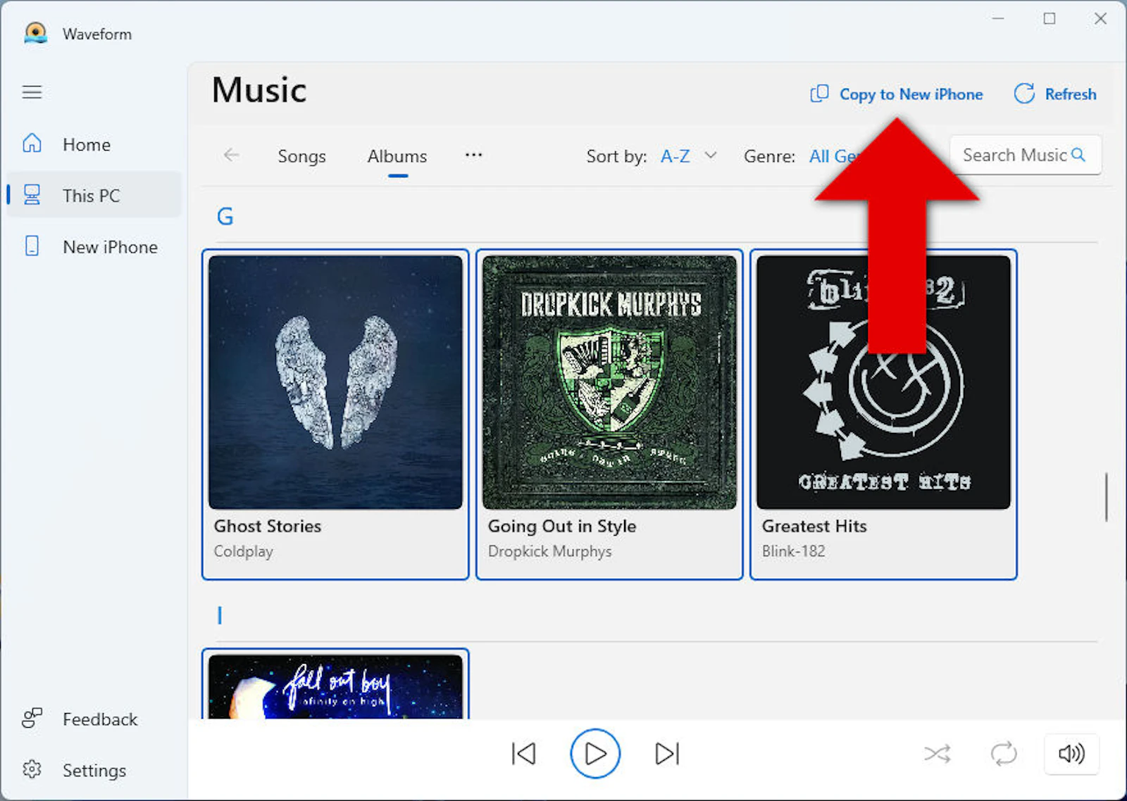 Waveform Music Player screenshot 4