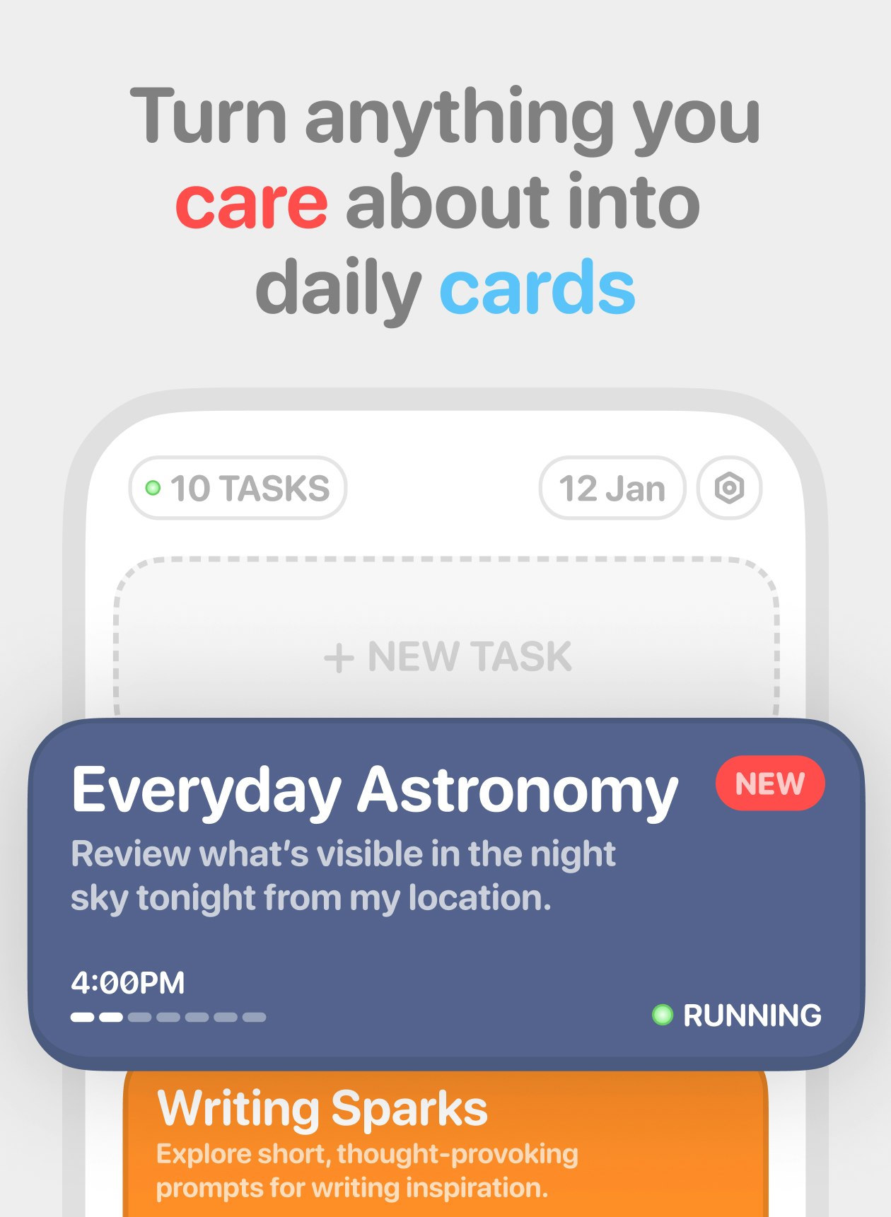 Eimi: Daily Cards - Screenshot 3 showing product features and functionality