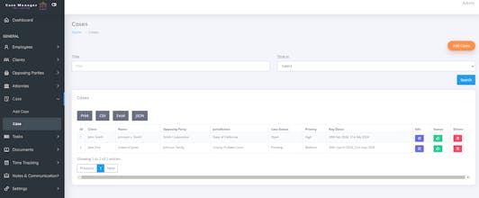 Lawyers Case Manager Software gallery image