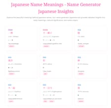 Name Generator Japanese free online gallery image