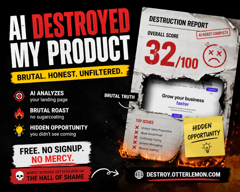 Destroy My Product screenshot 1