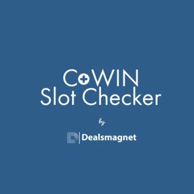 CoWIN Vaccine Slot Checker