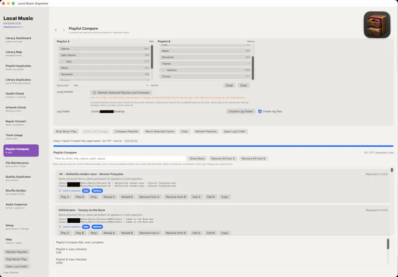 Local Music Organizer for Mac screenshot 13