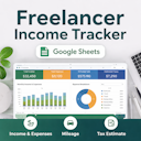 Freelancer Income Tracker Google Sheets