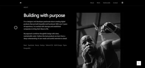 Personal Portfolio Website Template gallery image
