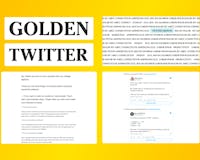 Golden Twitter by Fueler media 3