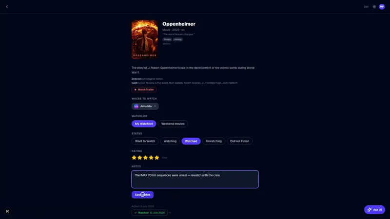 Screendex screenshot 1 (video preview)