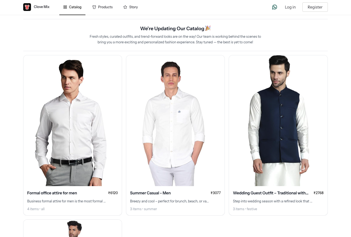 Clovemix - Smart Outfit Suggesties - Vind elke keer de perfecte outfit! media 1