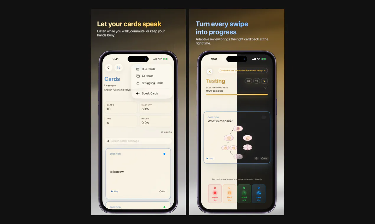 JustFlip! — Flashcards app gallery image