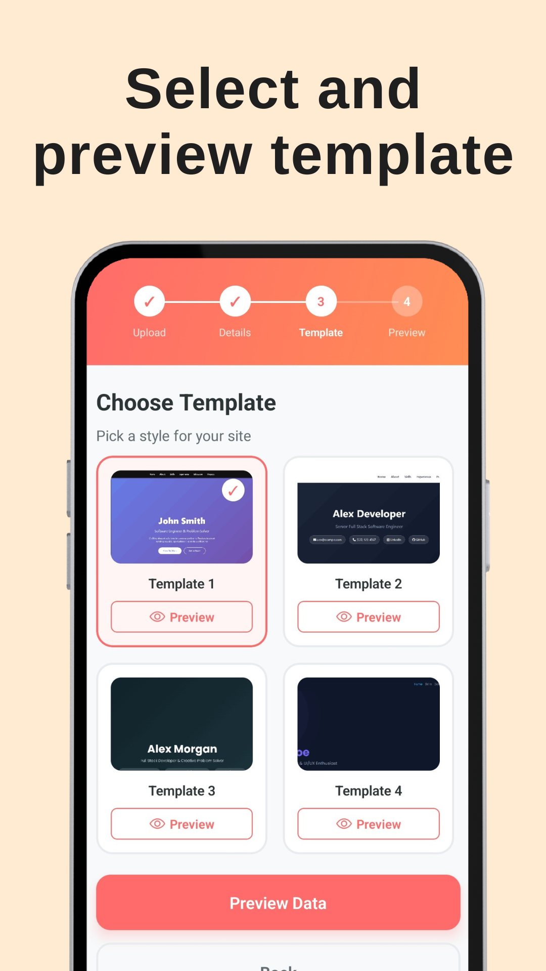 Portfily AI - Screenshot 4 showing product features and functionality