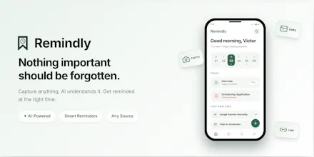 Remindly: Get Reminded of Your Bookmarks gallery image