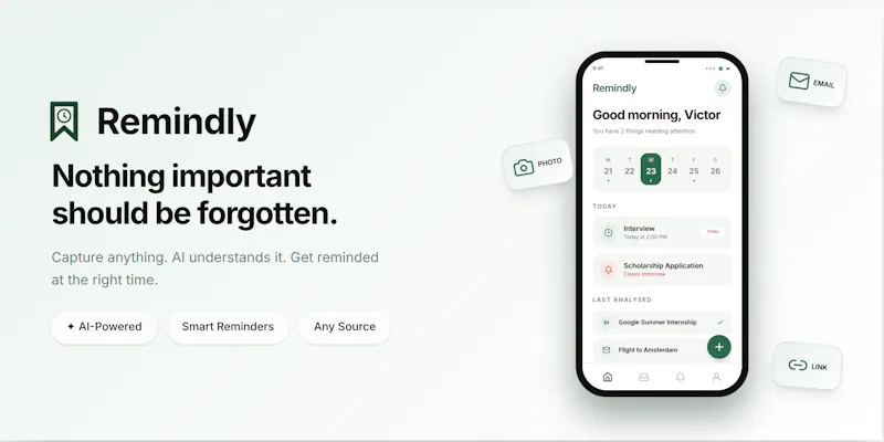 Remindly: Get Reminded of Your Bookmarks screenshot 2