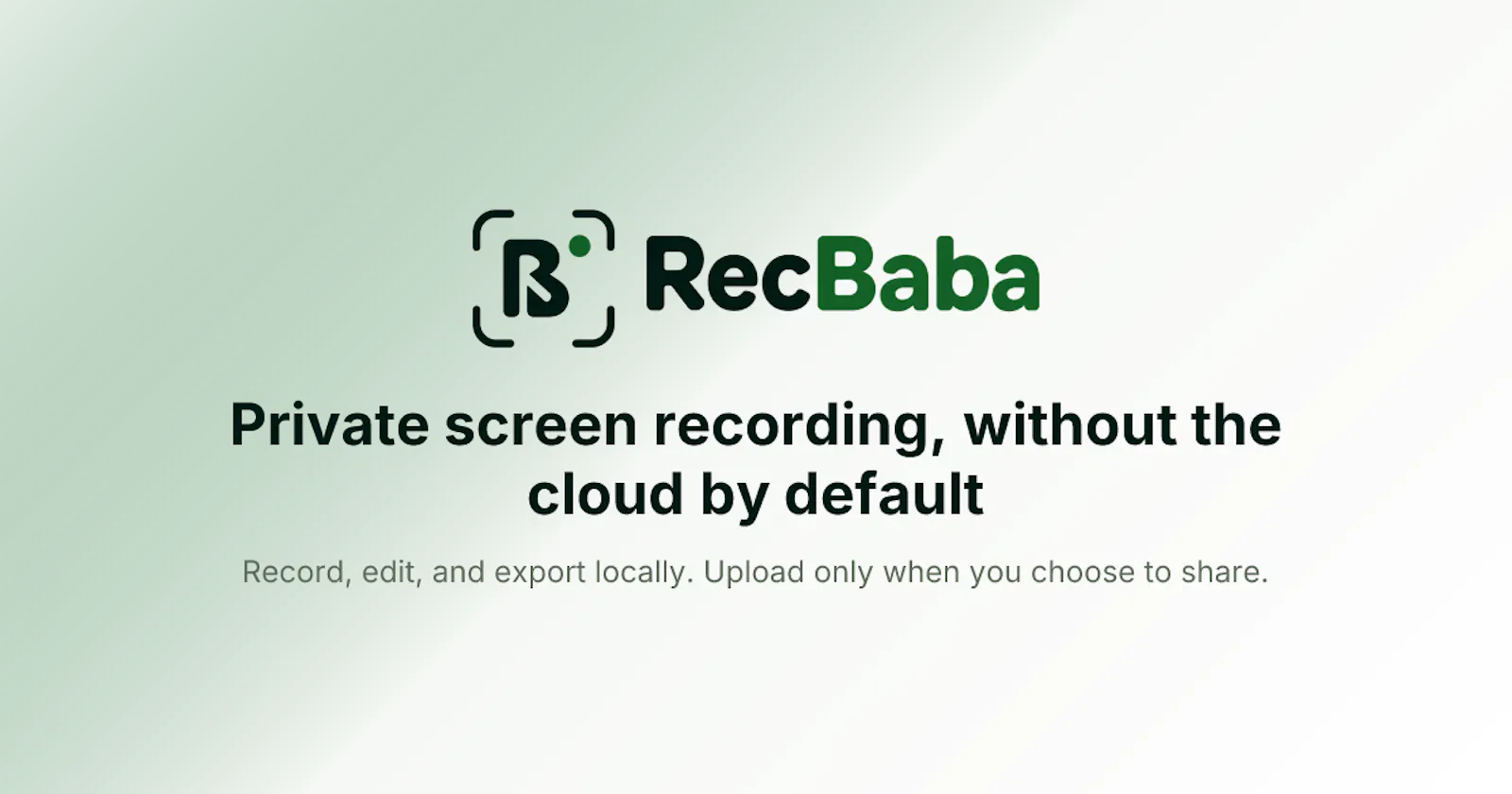 RecBaba screenshot 1