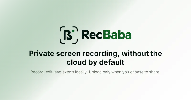 RecBaba screenshot 1