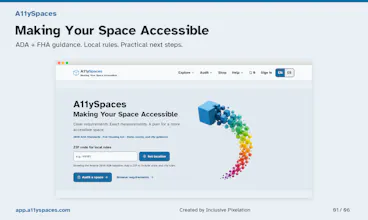 A11ySpaces gallery image