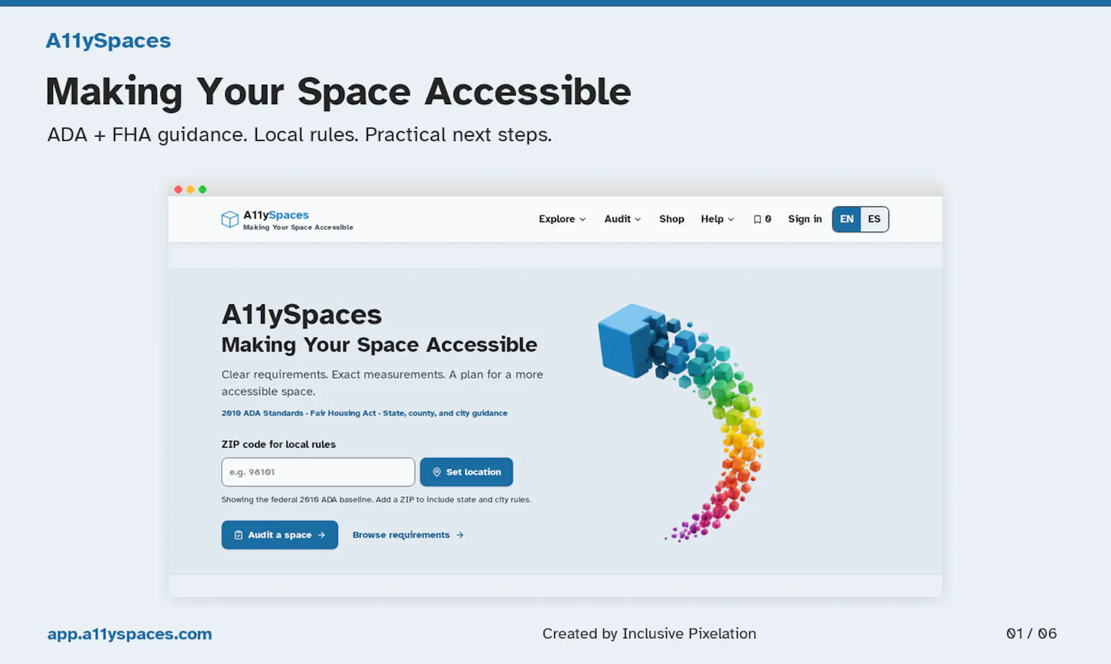 A11ySpaces screenshot 3