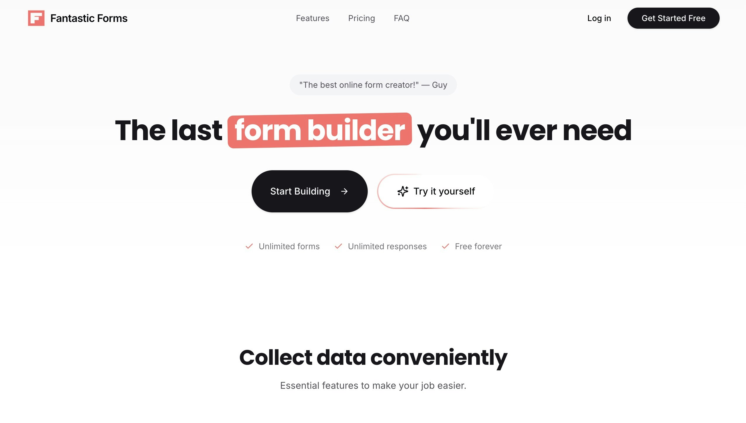 Fantastic Forms - Main product screenshot demonstrating key features and user interface