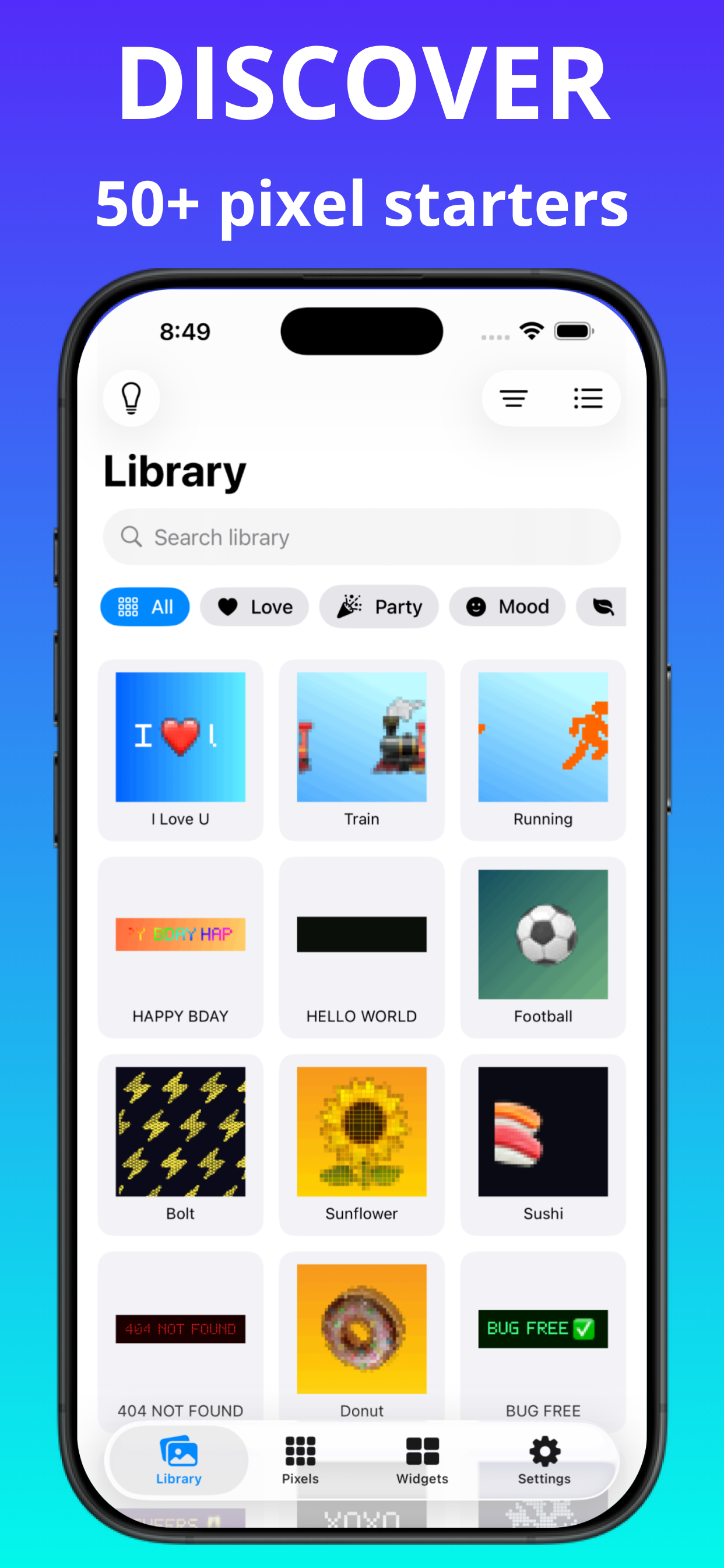 Pixelatable - GIF, Stickers, Widgets gallery image