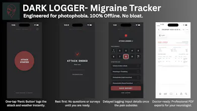 DarkLogger - Migraine / Headache tracker gallery image