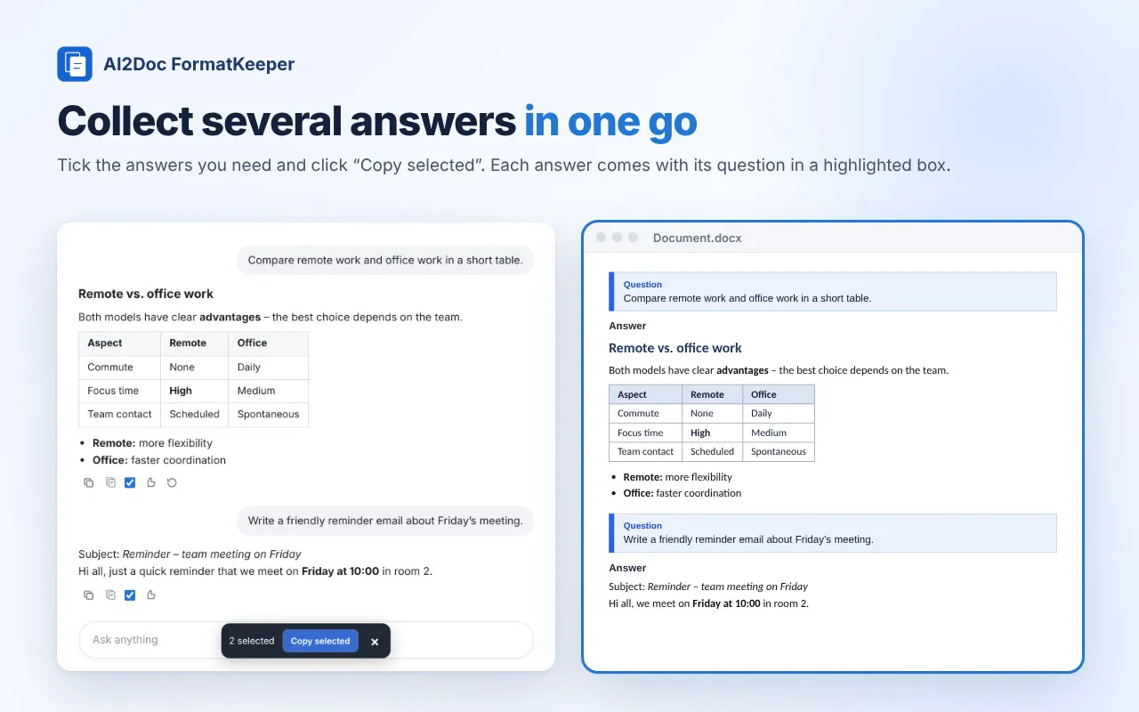 AI2Doc FormatKeeper gallery image