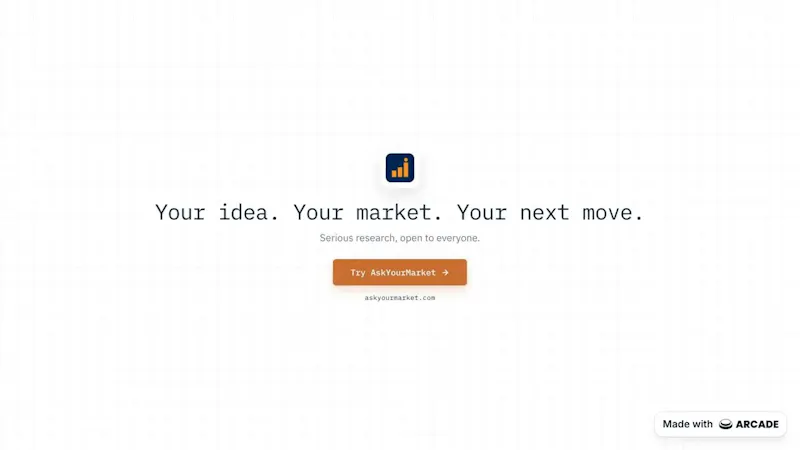 AskYourMarket screenshot 1 (video preview)