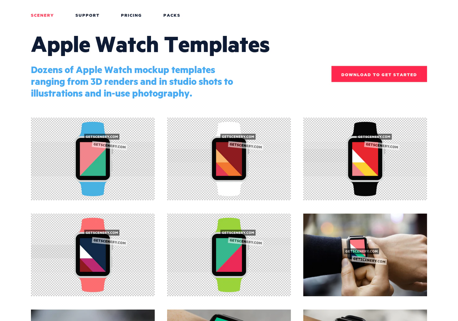 Scenery: Apple Watch Pack