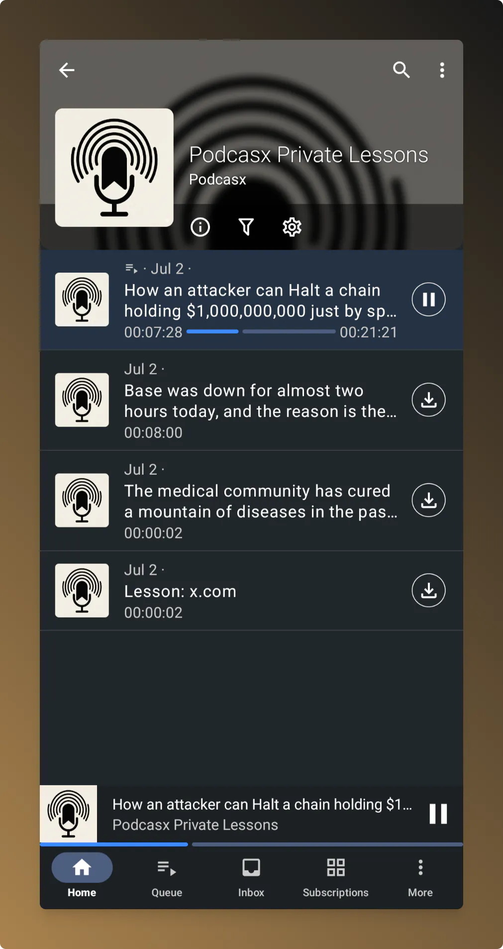 Podcasx gallery image