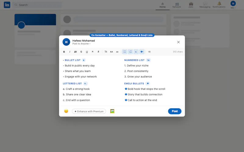 Co-formatter screenshot 3