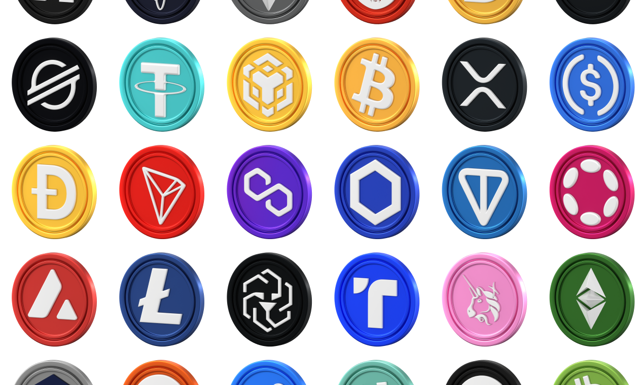Animasyonlu kripto paraları - Finansal projeler için 60 ücretsiz animasyonlu 3D kripto paraları medya 5