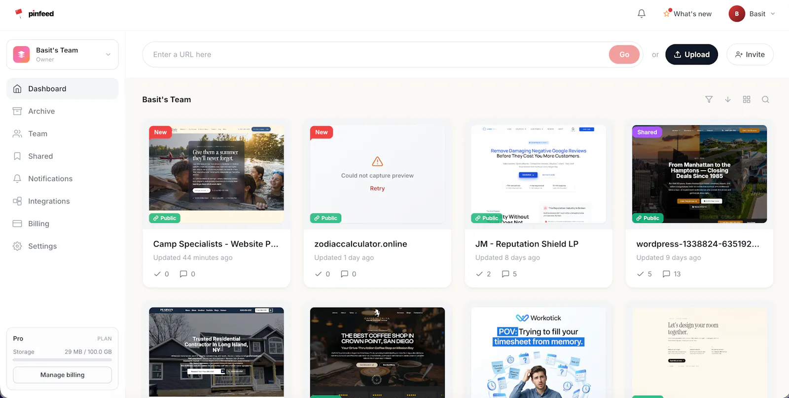 Pin Feed screenshot 2
