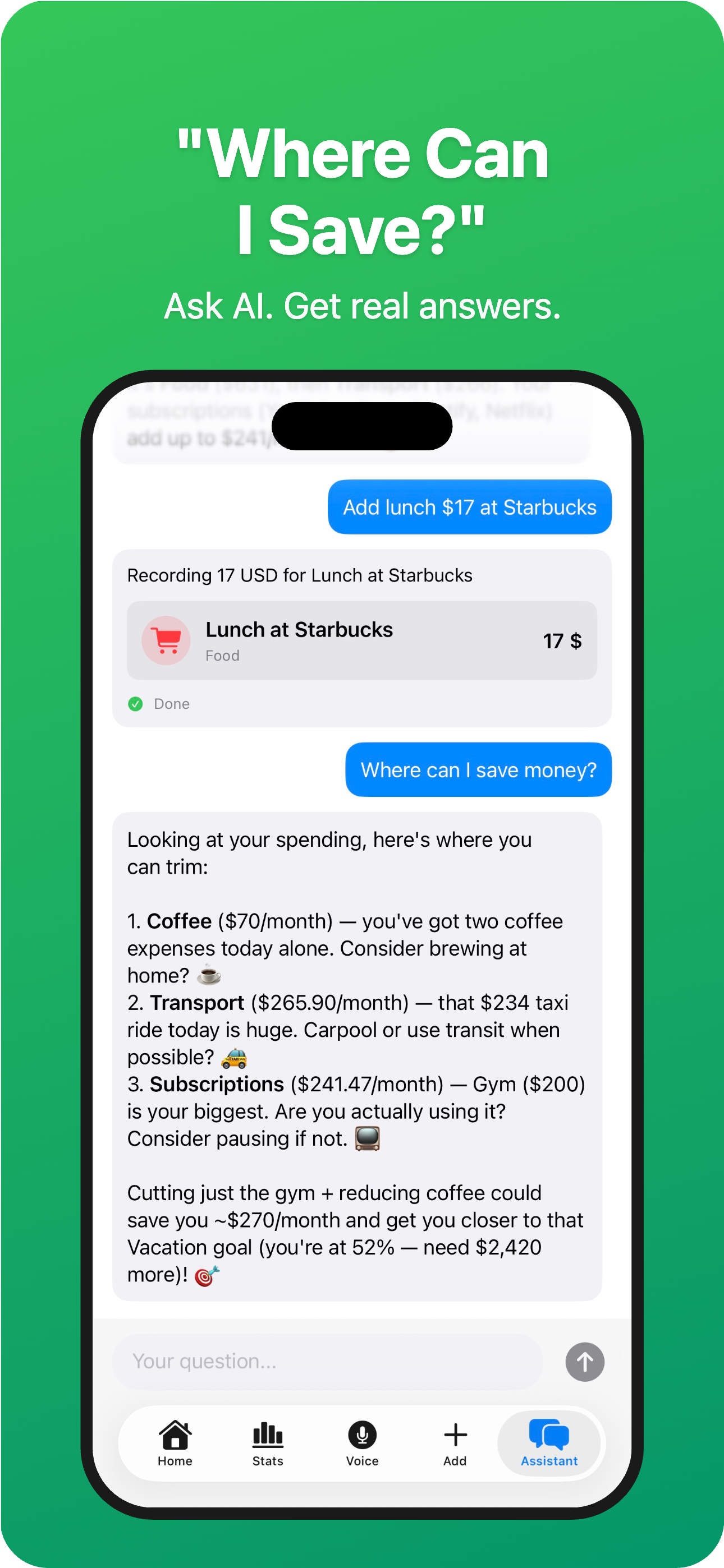 Money Vault: AI Expense Tracker gallery image