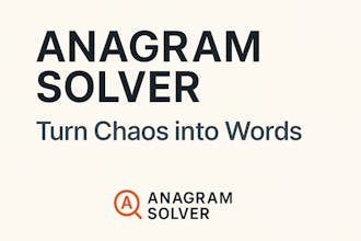 Solve Words Fast with Anagram Solver gallery image
