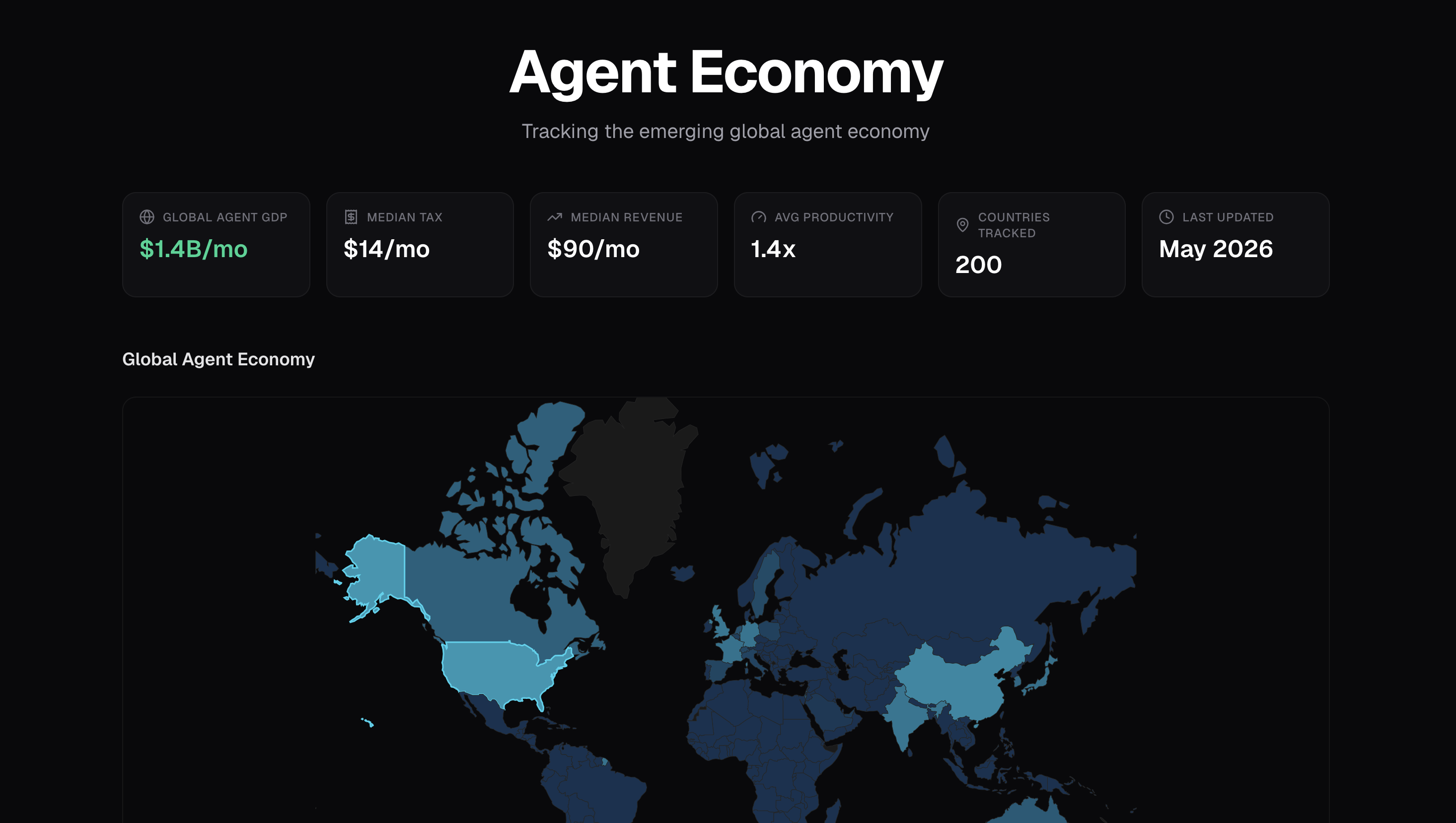 AI Agent Economy Tracker gallery image