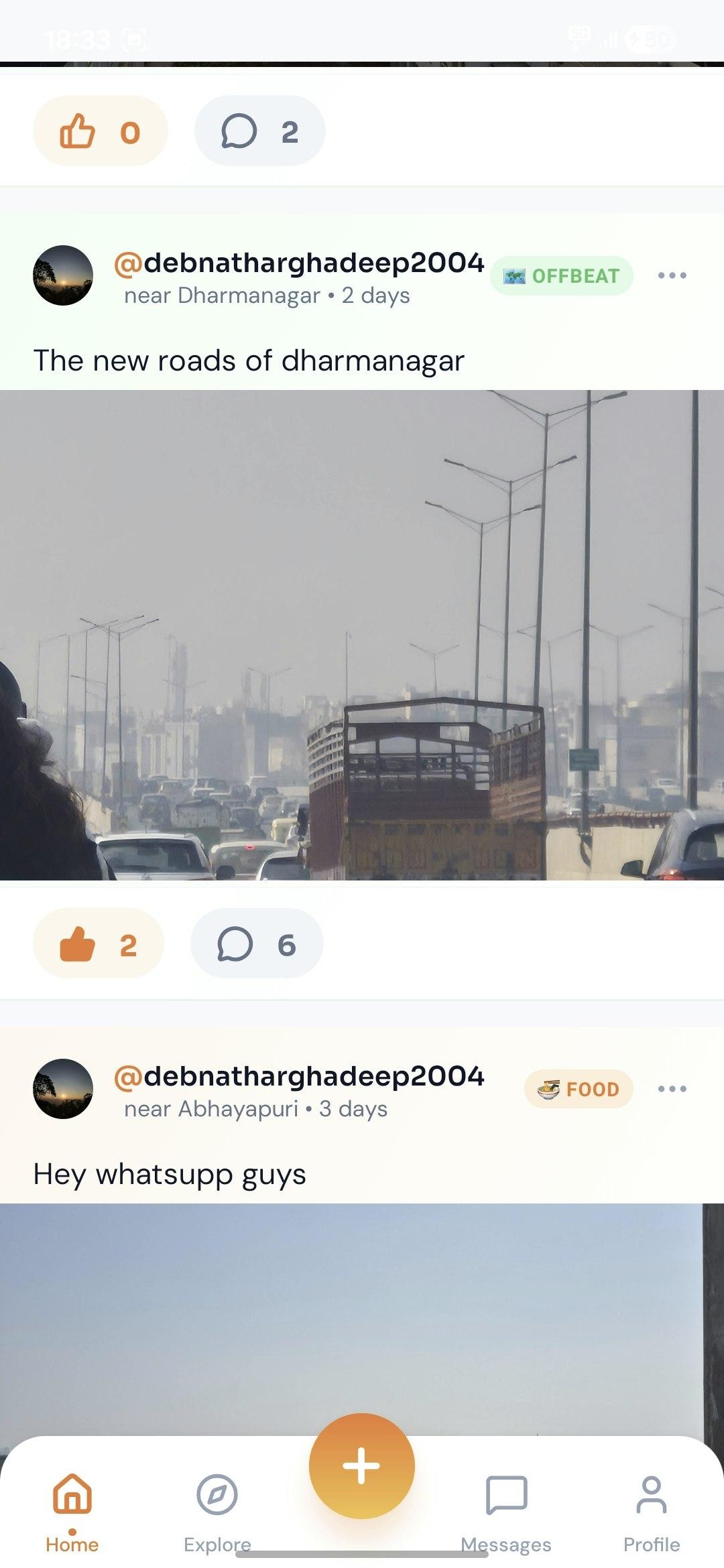 Community platform for travellers - Screenshot 5 showing product features and functionality