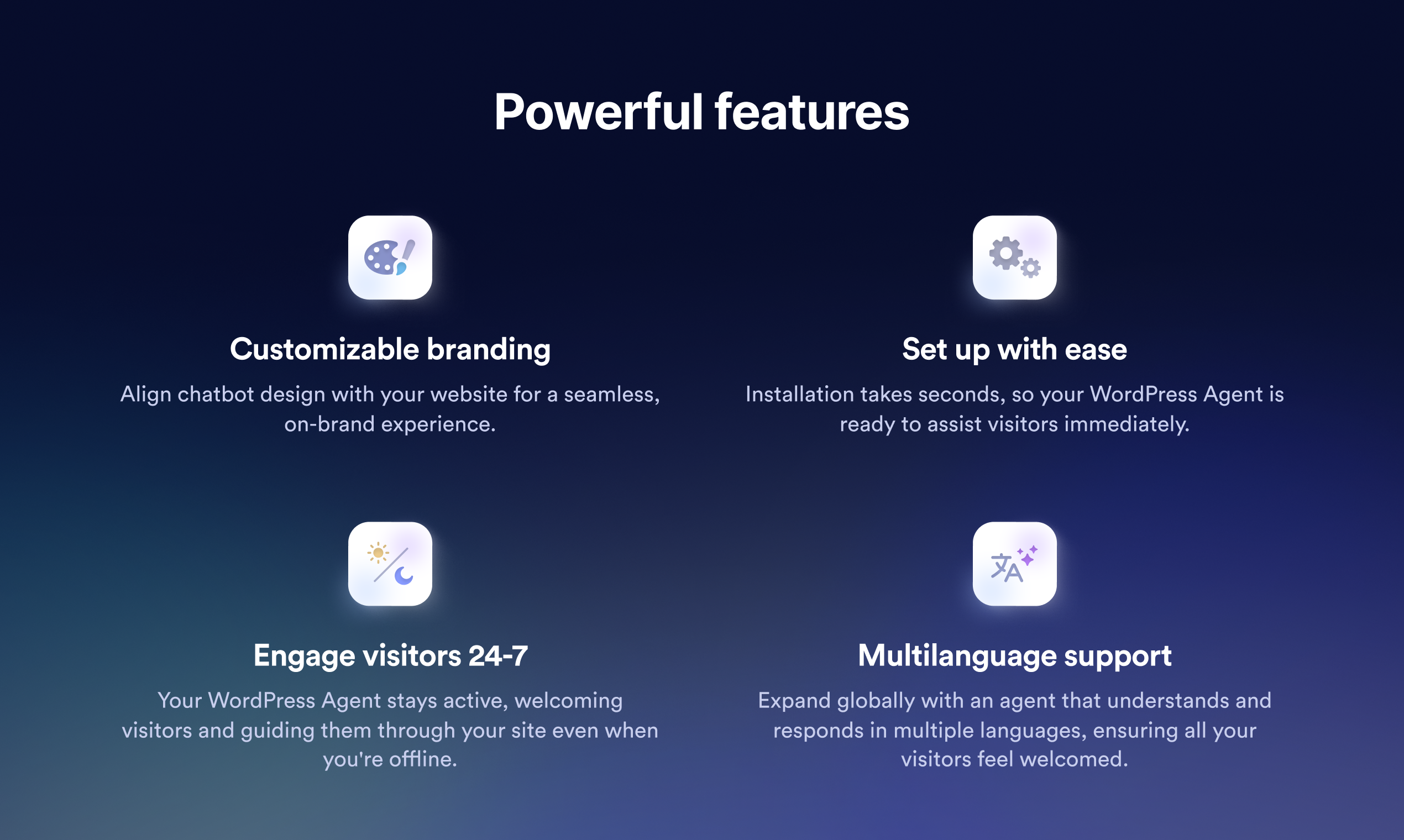 Média Agent Jotform WordPress - AI Chatbot pour chaque site WordPress 4