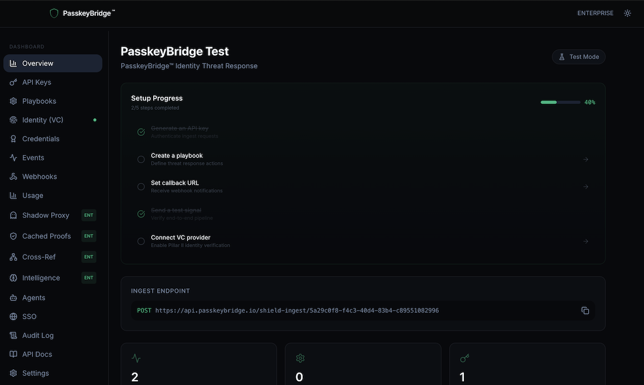 PasskeyBridge: Identity Threat Engine gallery image
