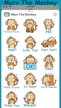 Marv The Monkey iMessage Sticker Pack gallery image