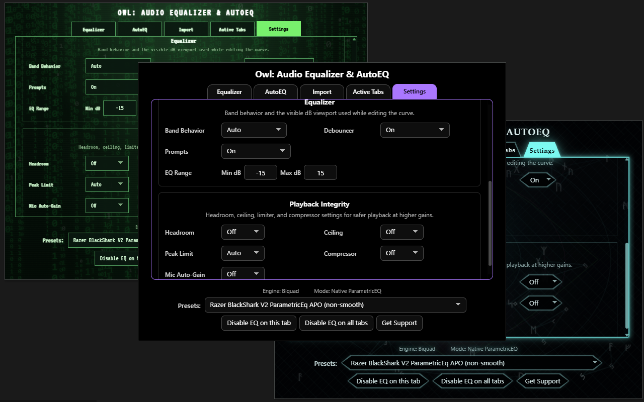 Owl: Chrome Music Equalizer gallery image