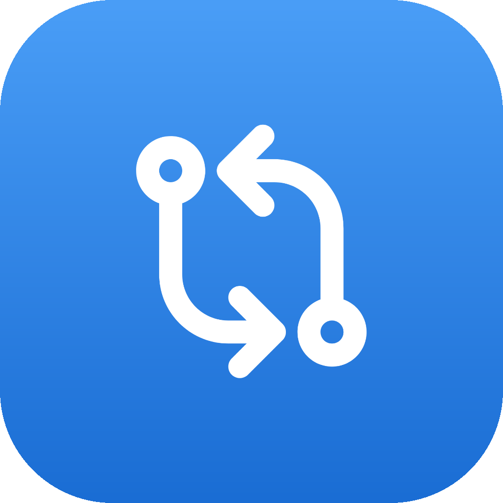 GitSync Lite for macOS - Product Hunt launch logo and brand identity