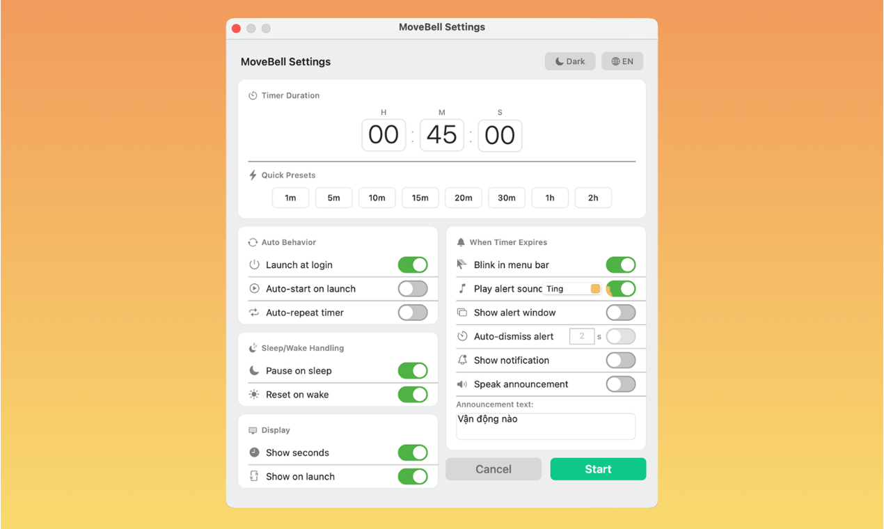 MoveBell - Activity Reminder gallery image